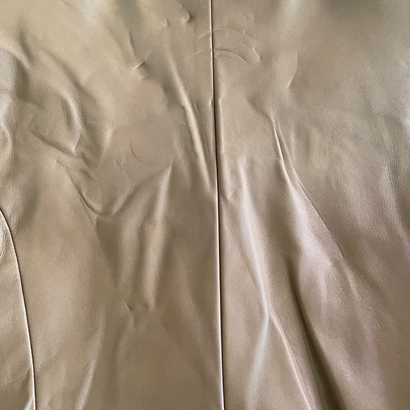 Soft Leather Blazer/Jacket SZ XL 2 Tone Tan - Picture 13 of 14